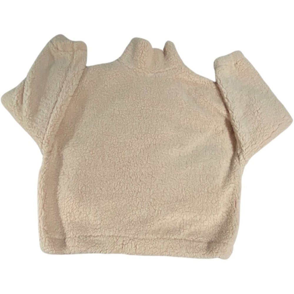 No Boundaries Teddy Style Cream Colored Jacket Size Juniors 11-13/Large - Picture 2 of 12